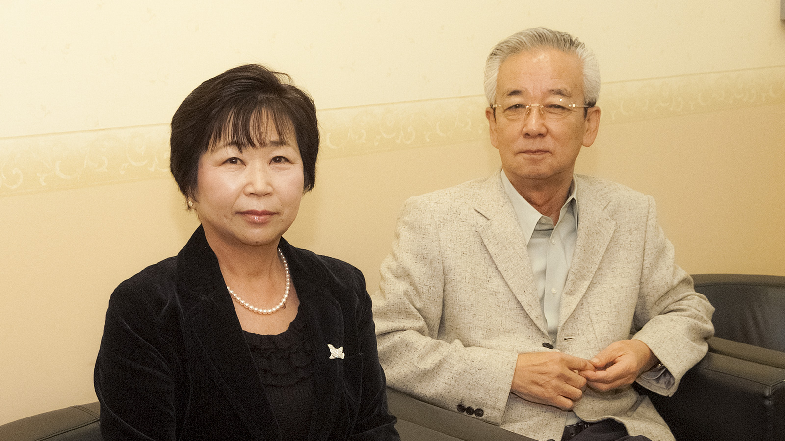 出口守会長と出口和子取締役
